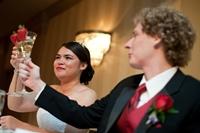 A toast to the bride and groom